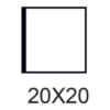 20x20cm