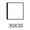 30x30cm